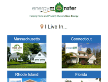 Tablet Screenshot of myenergymonster.com